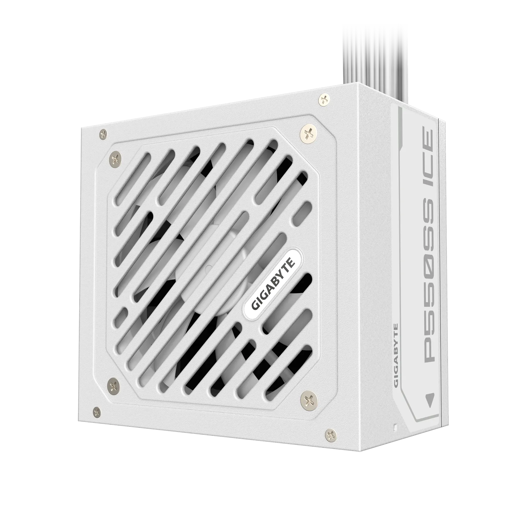 Gigabyte P550SS ICE ATX 3.0 550 Watt 80 Plus Silver White Color Power Supply